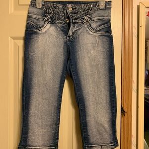 Butt Lift Denim Columbian Capris (Levanta Cola)